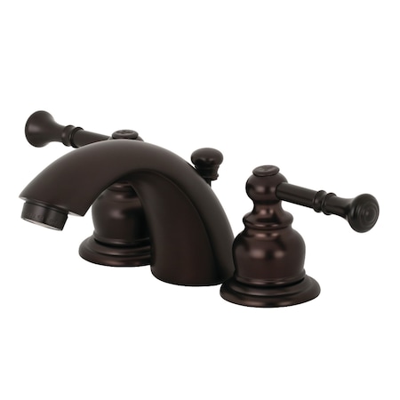 Kingston Brass KB955NL Mini-Widespread Bathroom Faucet, Oil Rubbed Bronze KB955NL
